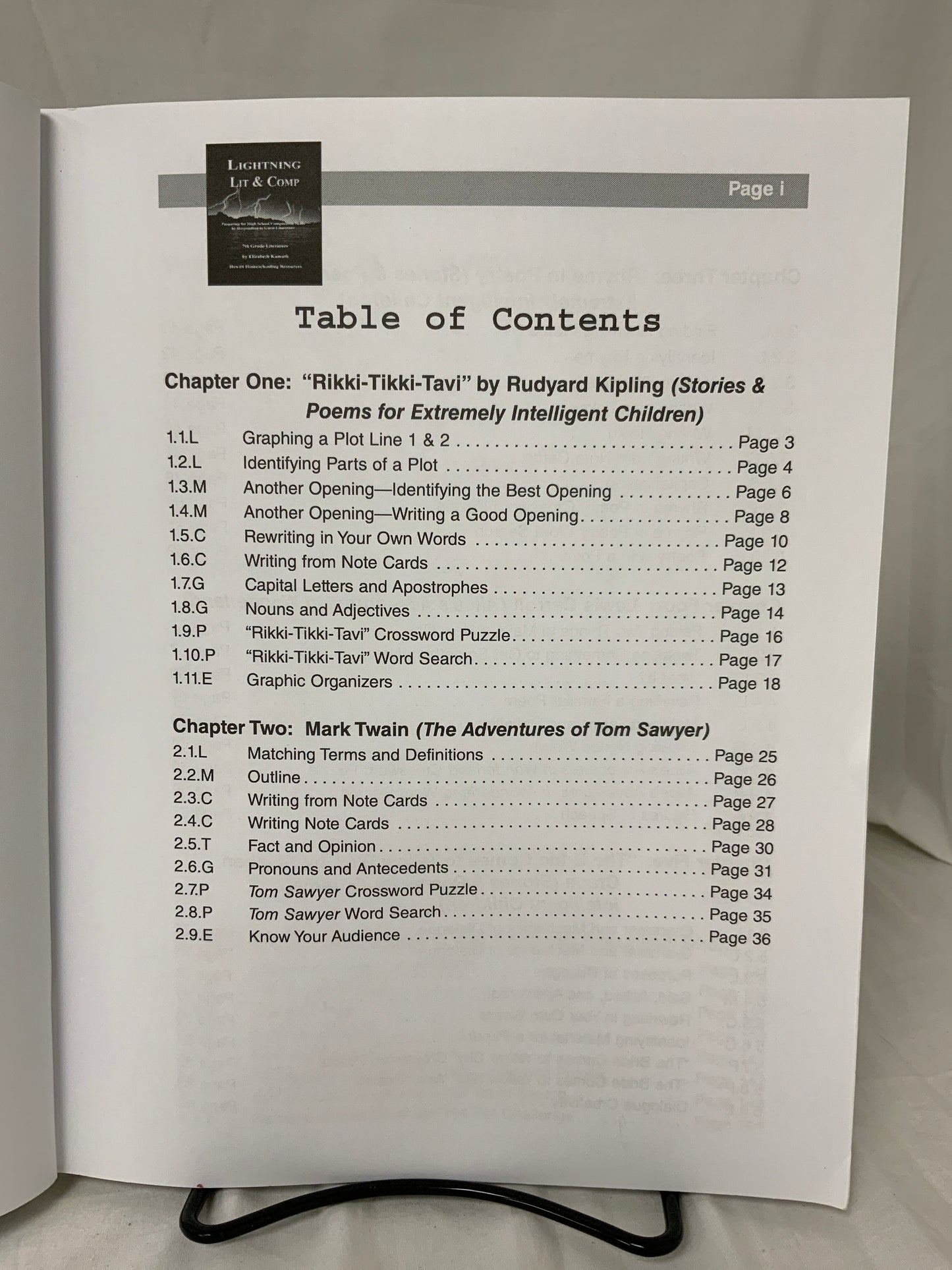 Lightning Lit & Comp: 7th Grade (2nd Ed.) Student Workbook