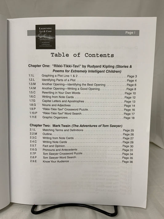 Lightning Lit & Comp: 7th Grade (2nd Ed.) Student Workbook