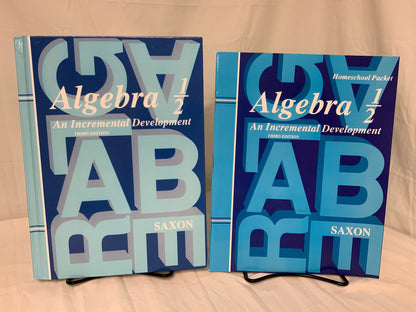 Saxon Algebra 1/2 (3rd Ed.) Set of 2