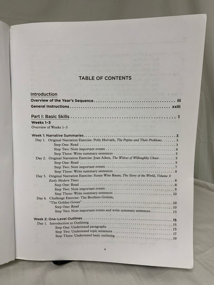 Writing With Skill Level 1 Student Workbook