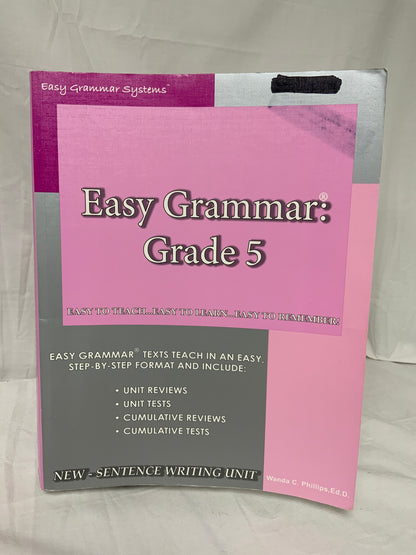 Easy Grammar: Grade 5 Teacher Edition