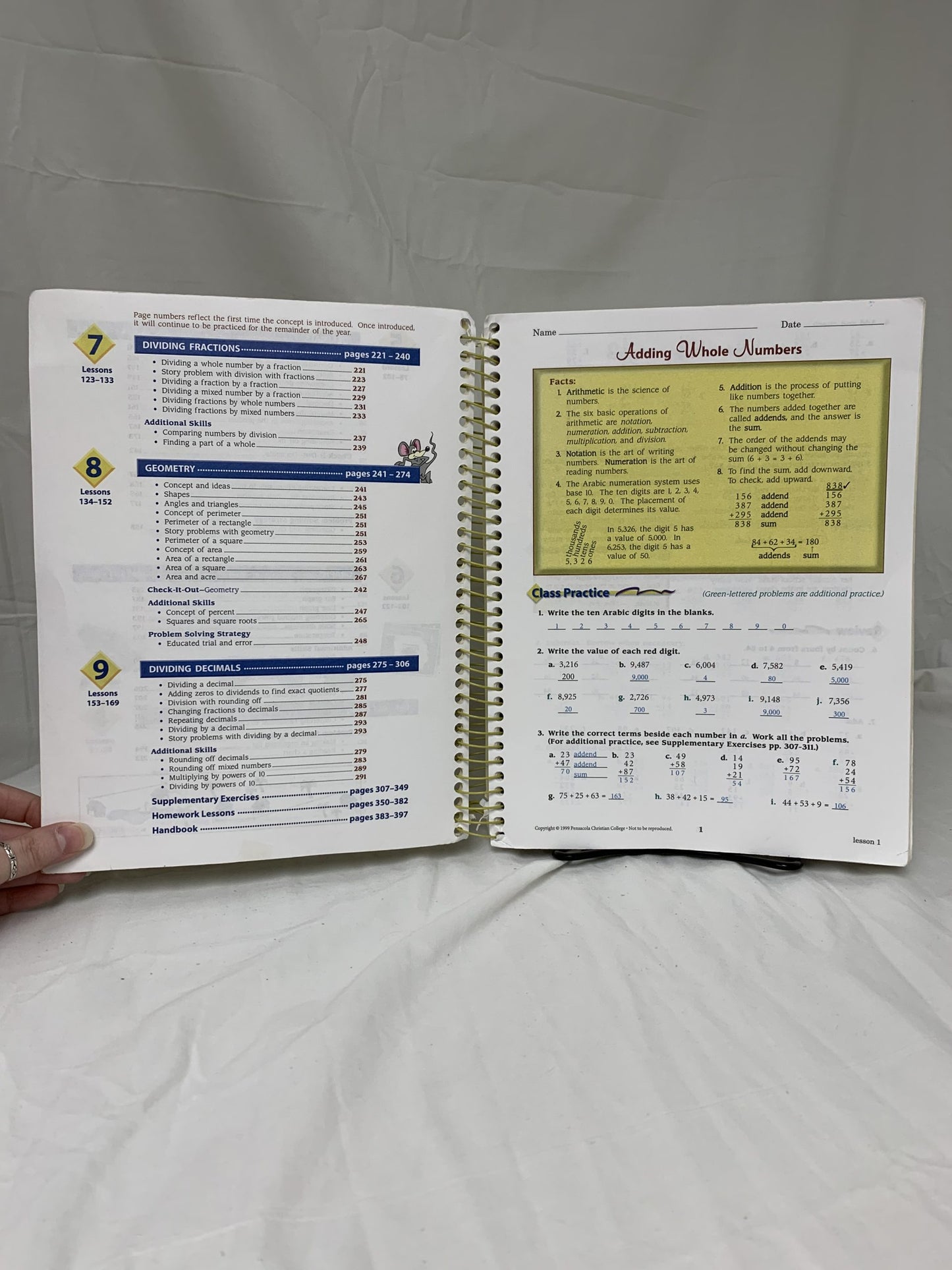 Abeka Arithmetic 5 (3rd Ed.) Set of 2