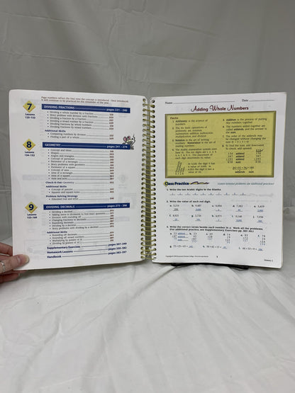 Abeka Arithmetic 5 (3rd Ed.) Set of 2
