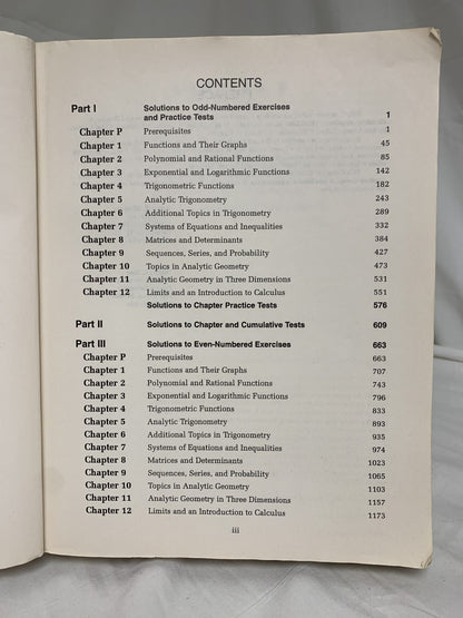 Chalk Dust Precalculus (3rd Ed.) Set of 3