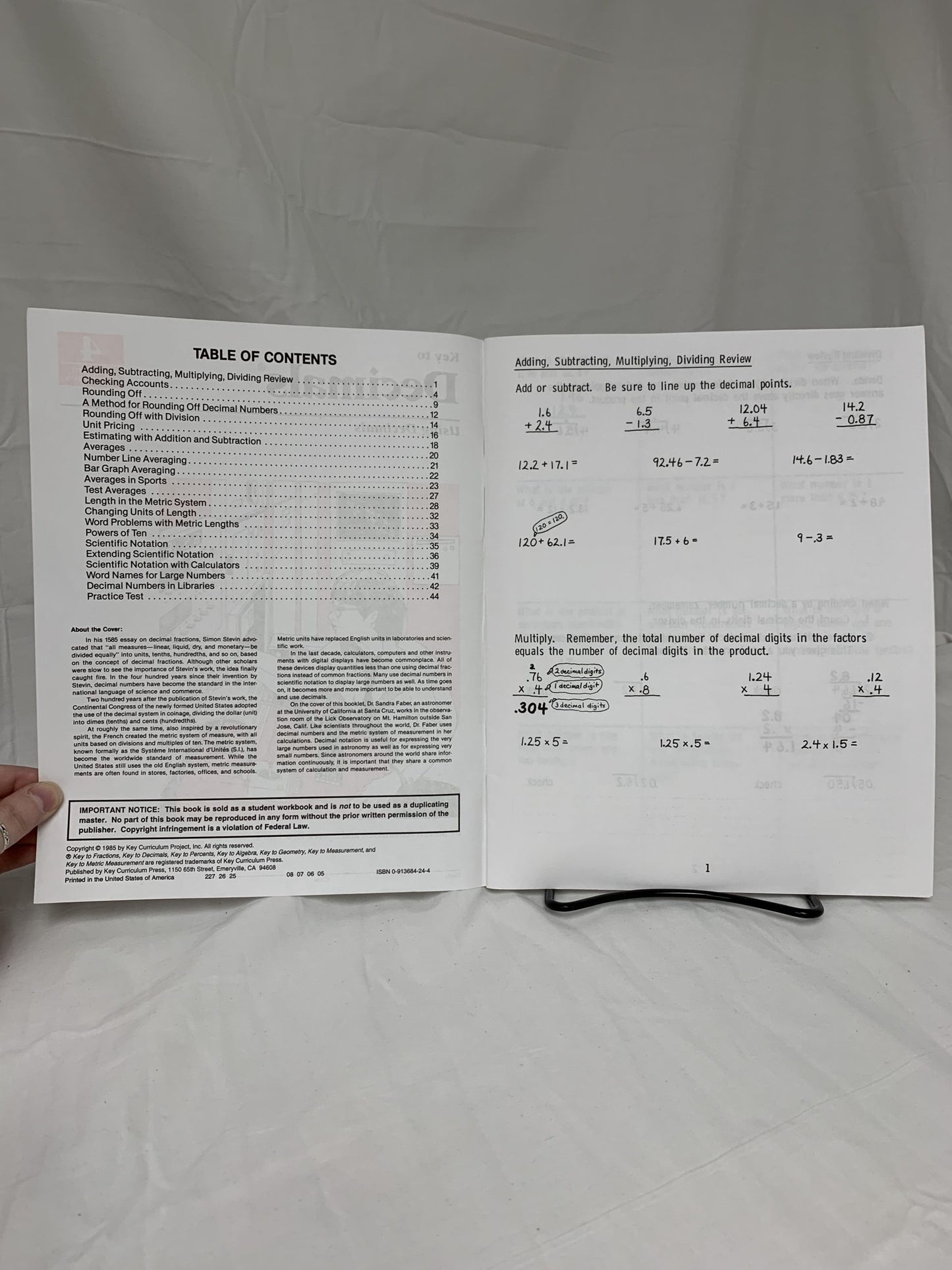 Key to Decimals - Set of 5