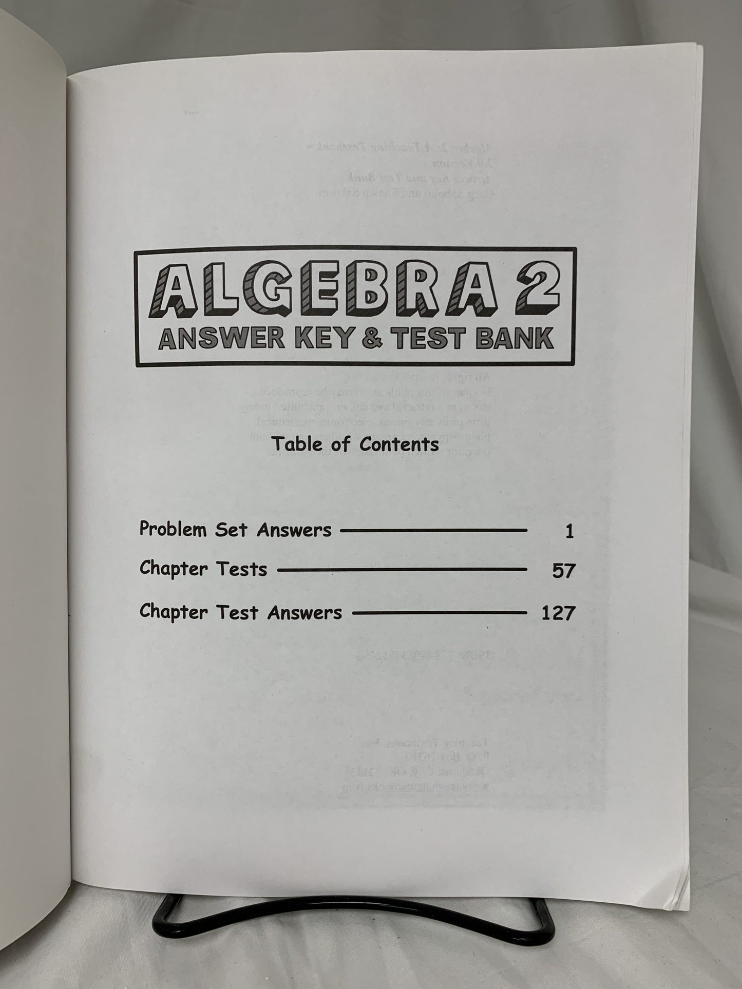 Algebra 2 2.0 (Teaching Textbooks) Set of 3