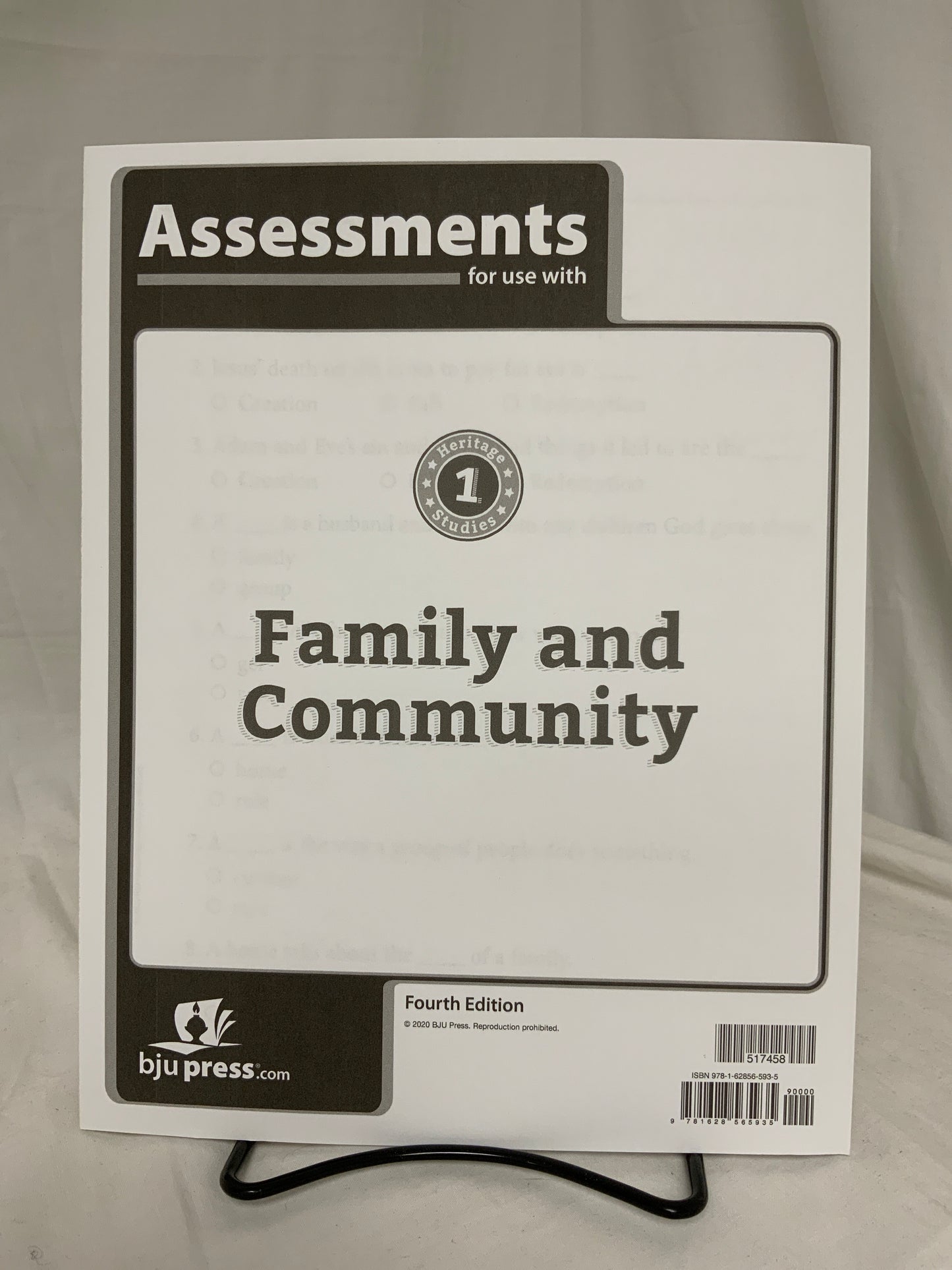 BJU Heritage Studies 1 (4th Ed.) Assessments