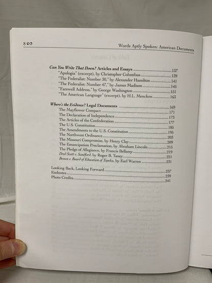 Words Aptly Spoken: American Documents (2nd Ed.)