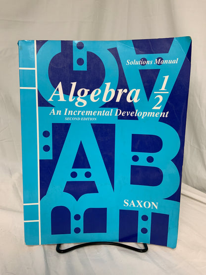 Saxon Algebra 1/2 (2nd Ed.) Set of 2
