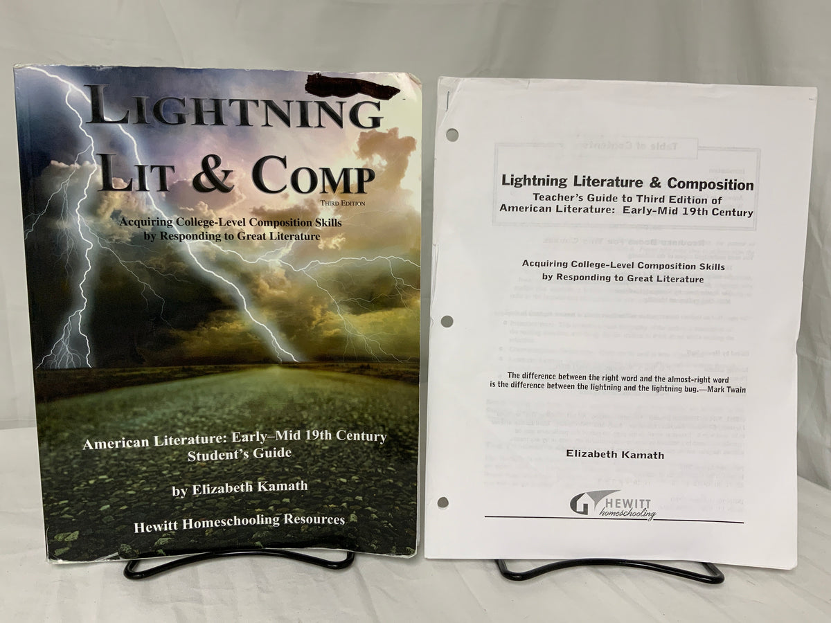 Lightning Lit & Comp: Early-Mid 19th Century American Literature (3rd Ed.) Set of 2