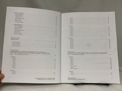 All American History Volume 2 Teacher’s Guide & Answer Key