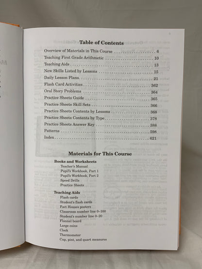 Rod & Staff Beginning Arithmetic Grade 1 Teacher's Manual