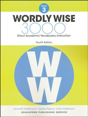 Wordly Wise 3000 Student Book, 4th Edition, Grade 3