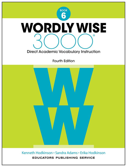 Wordly Wise 3000 Student Book 6 (4th Ed.)