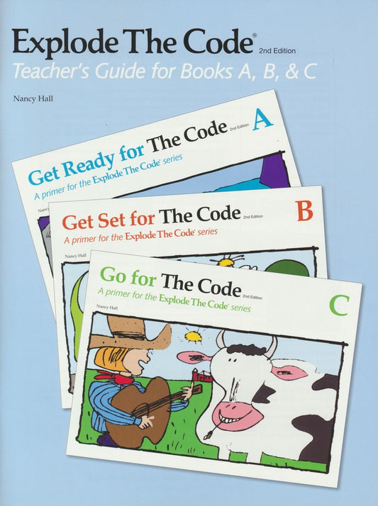 Explode The Code Teacher's Guide, Books A,B,C