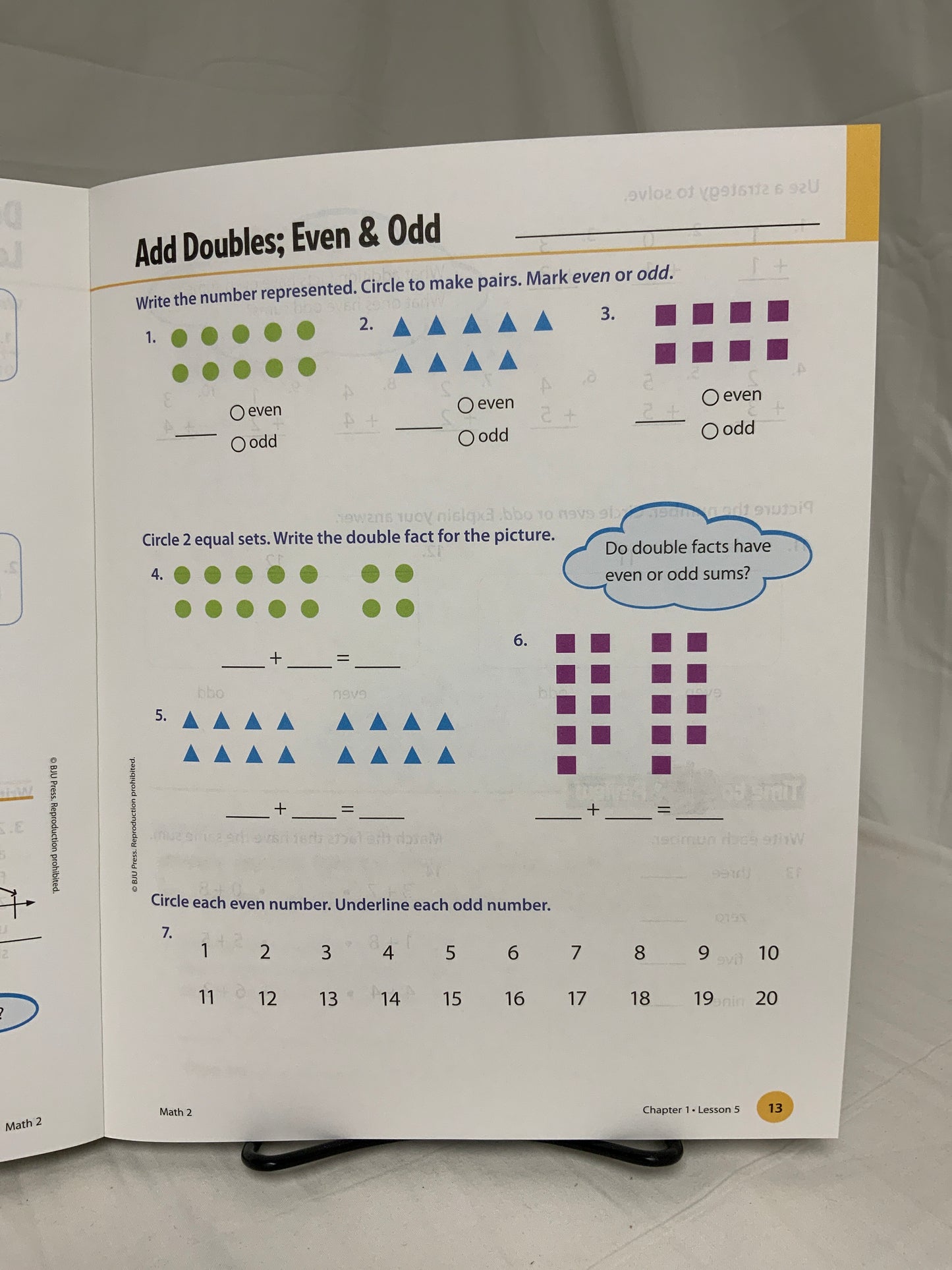 BJU Math 2 (4th Ed.) Set of 4