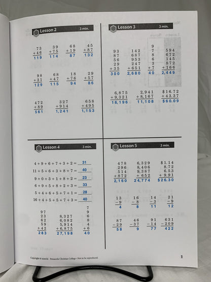 Abeka Arithmetic 4 (4th Ed.) Set of 2