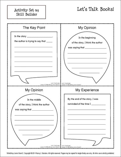 WriteShop Junior Activity Pack | Book E (w/Fold-N-Go Grammar)