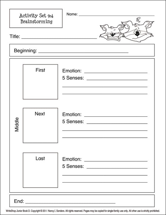 WriteShop Junior Activity Pack | Book D (w/Fold-N-Go Grammar)