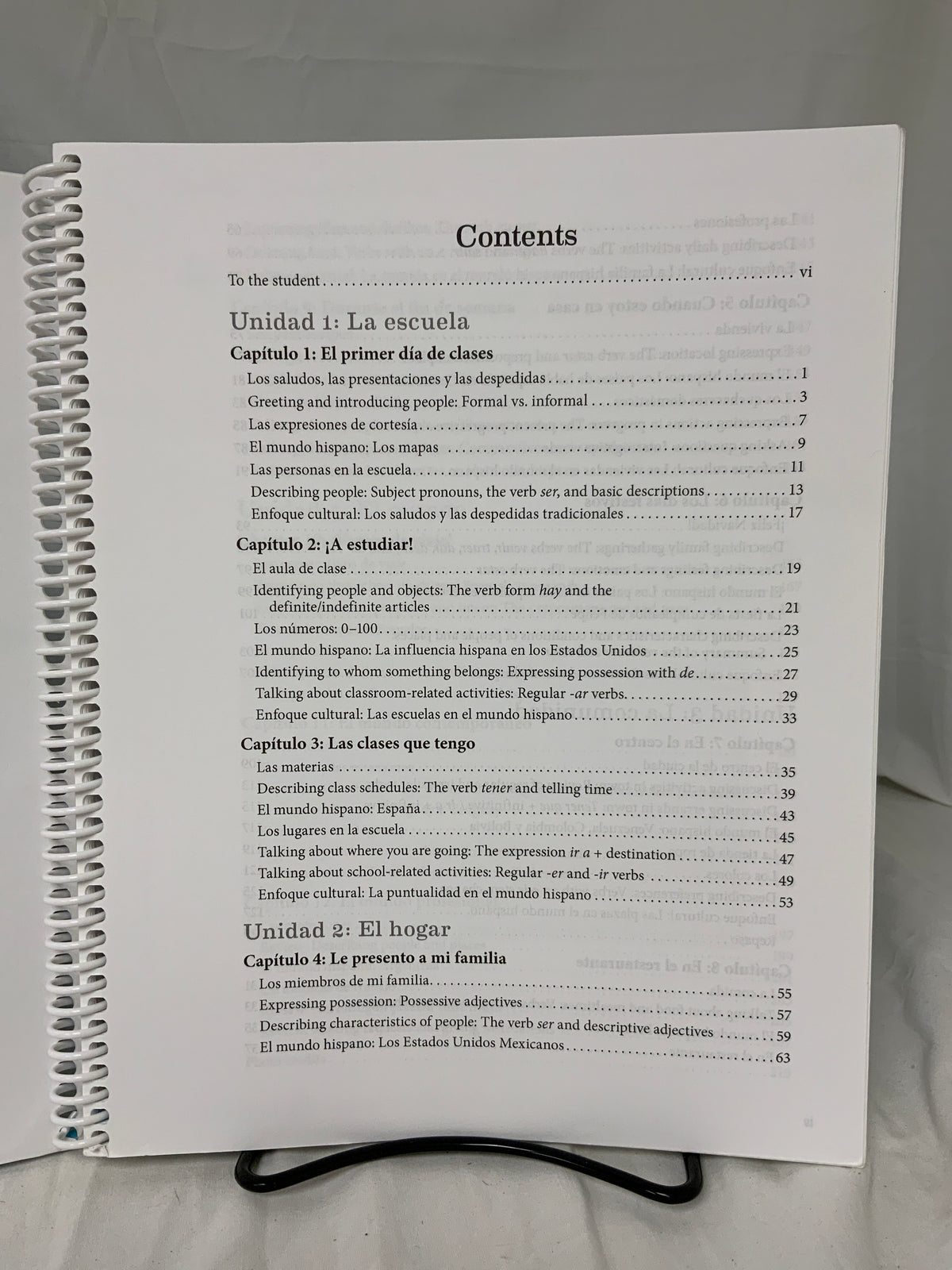 BJU Spanish 1 (3rd Ed.) Student Activities Answer Key