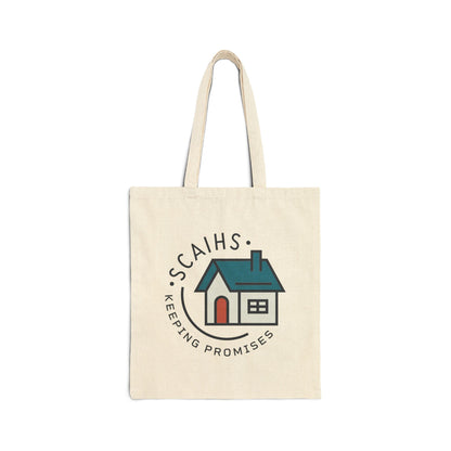 Eco-Friendly Cotton Canvas Tote Bag - Keeping Promises (home), Reusable Grocery Bag, Beach Tote, Shopping Companion, Gift Bag