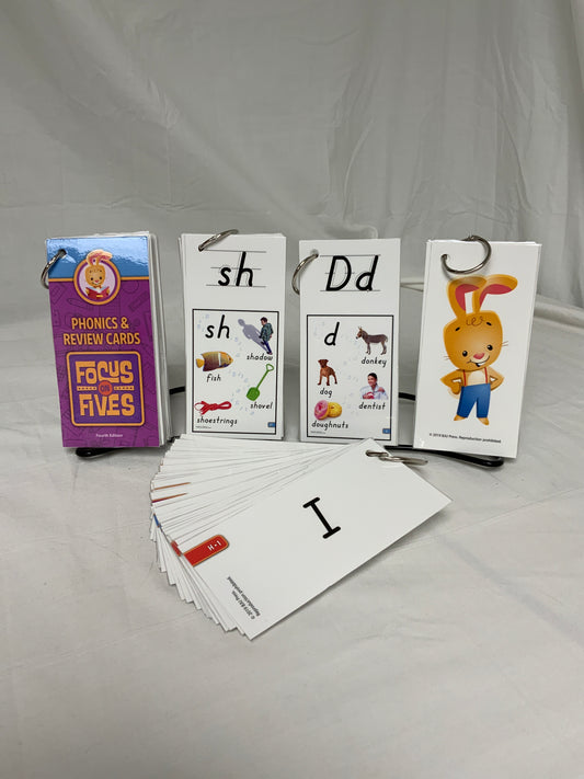 BJU Focus on Fives (4th Ed.) Phonics & Review Cards