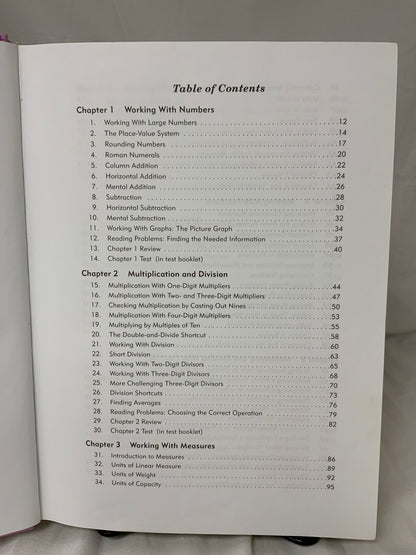 Rod & Staff Understanding Mathematics Grade 6 Textbook