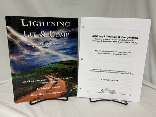 Lightning Lit & Comp: Mid-Late 19th Century American Literature (3rd Ed.) Set of 2
