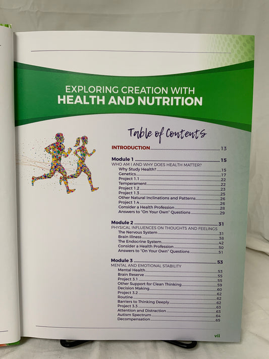 Exploring Creation with Health and Nutrition (1st Ed.) Textbook