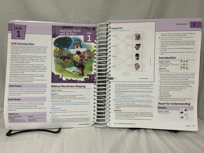 BJU Phonics & English 1 (4th Ed.) Teacher Edition