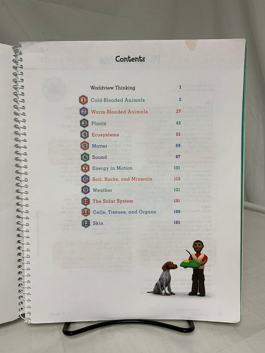 BJU Science 3 (4th Ed.) Activity Manual Answer Key