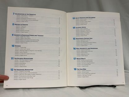 BJU World Studies (5th Ed.) Activities