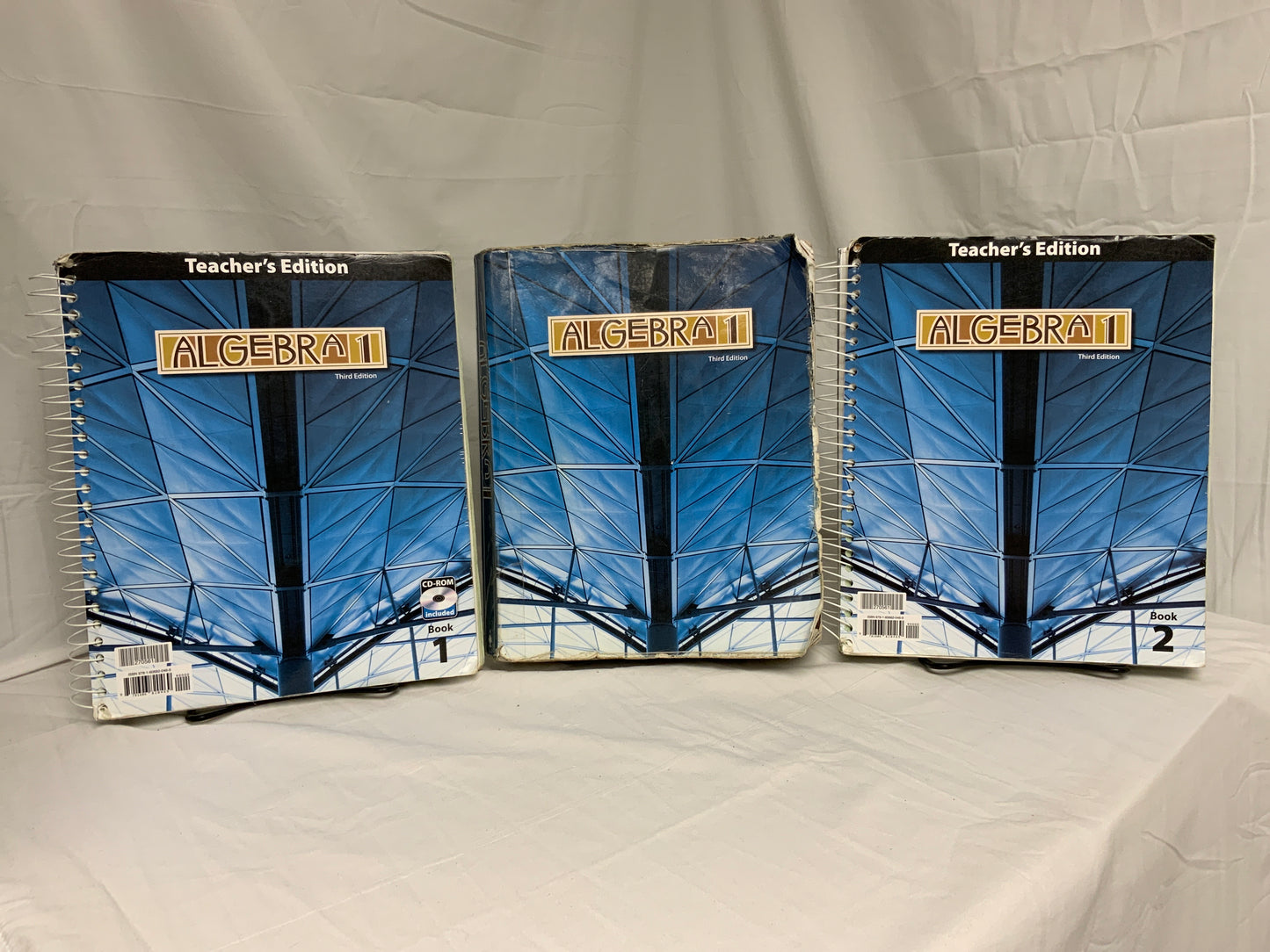 BJU Algebra 1 (3rd Ed.) Set of 3 (Worn)