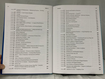 Saxon Algebra 1/2 (3rd Ed.) Set of 2
