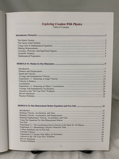 Exploring Creation with Physics (2nd Ed.) Set of 2