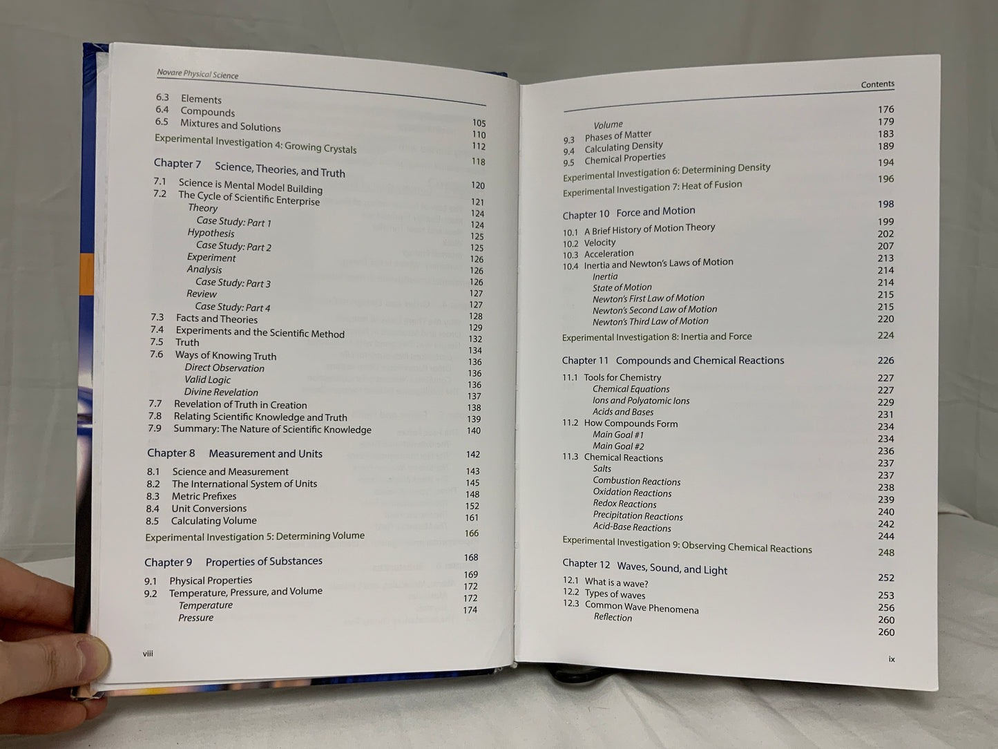 Novare Physical Science (3rd Ed.) Textbook