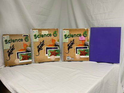 BJU Science 6 (4th Ed.) Set of 4