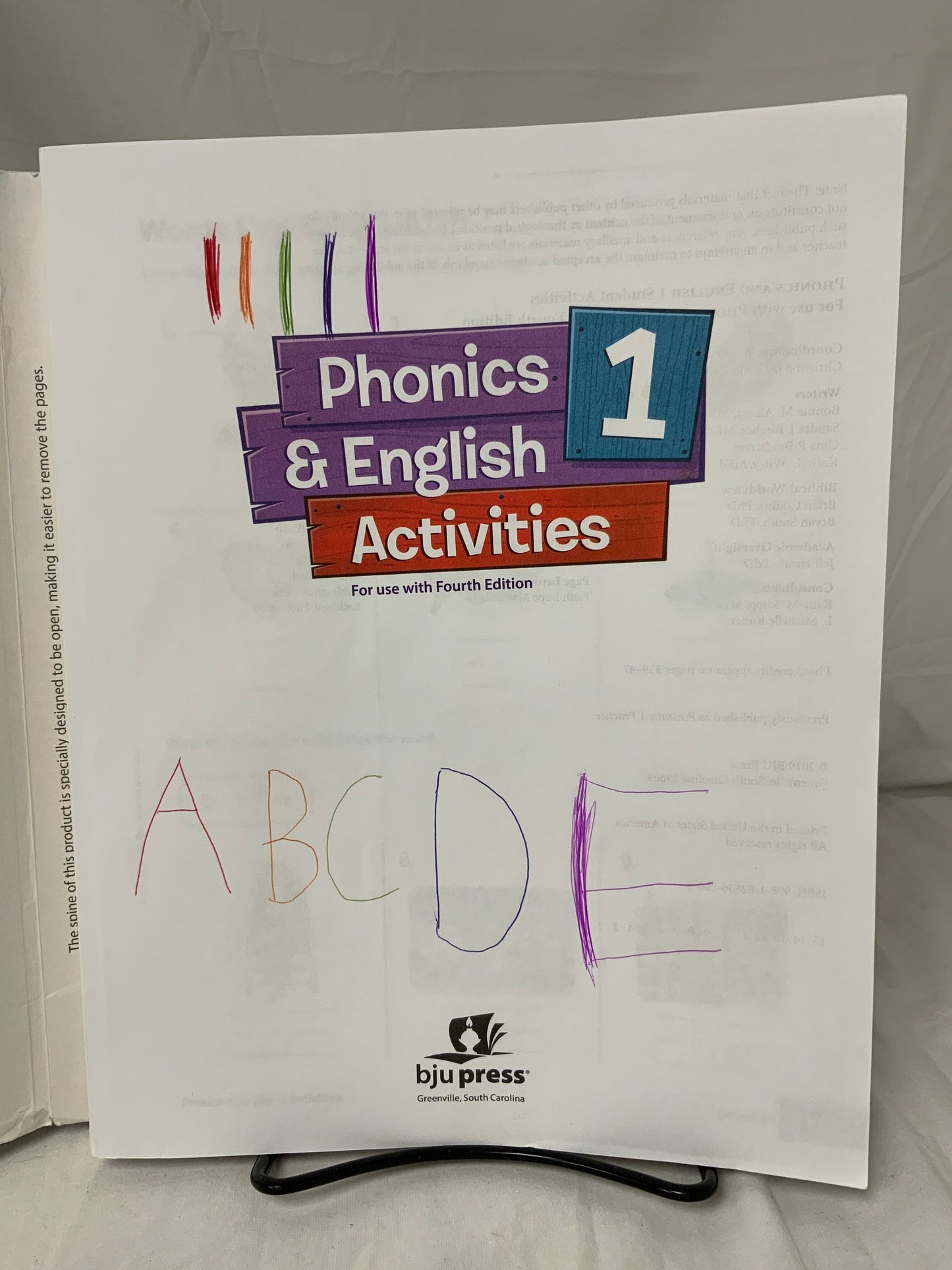 BJU Phonics & English 1 (4th Ed.) Activities