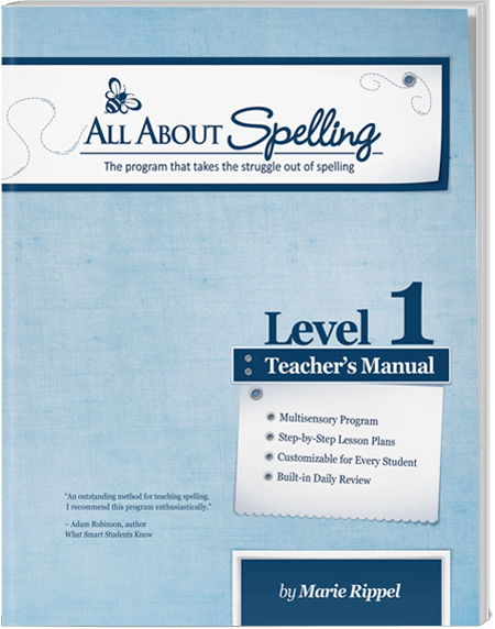 All About Spelling Level 1 Teacher's Manual (Black & White)