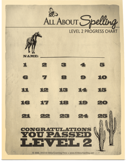 All About Spelling Level 2 Student Packet