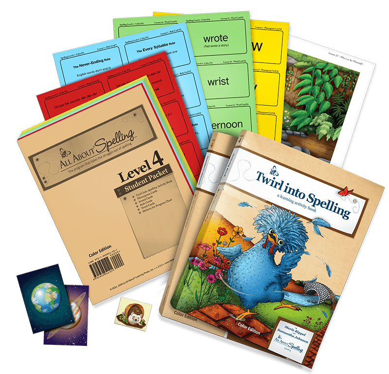 All About Spelling Level 4 Materials (Color Edition)