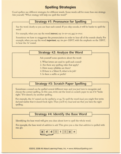 All About Spelling Level 4 Student Packet