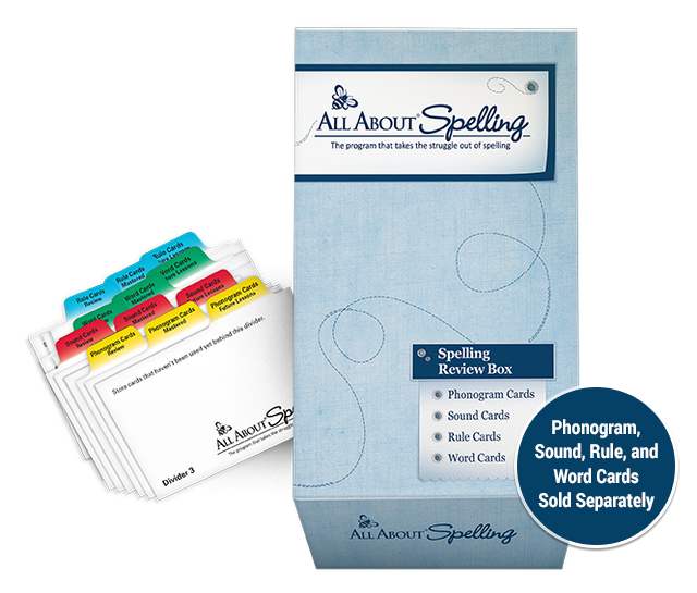 Spelling Review Box (with divider cards)