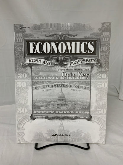 Abeka Economics: Work and Prosperity (2nd Ed.) Set of 3