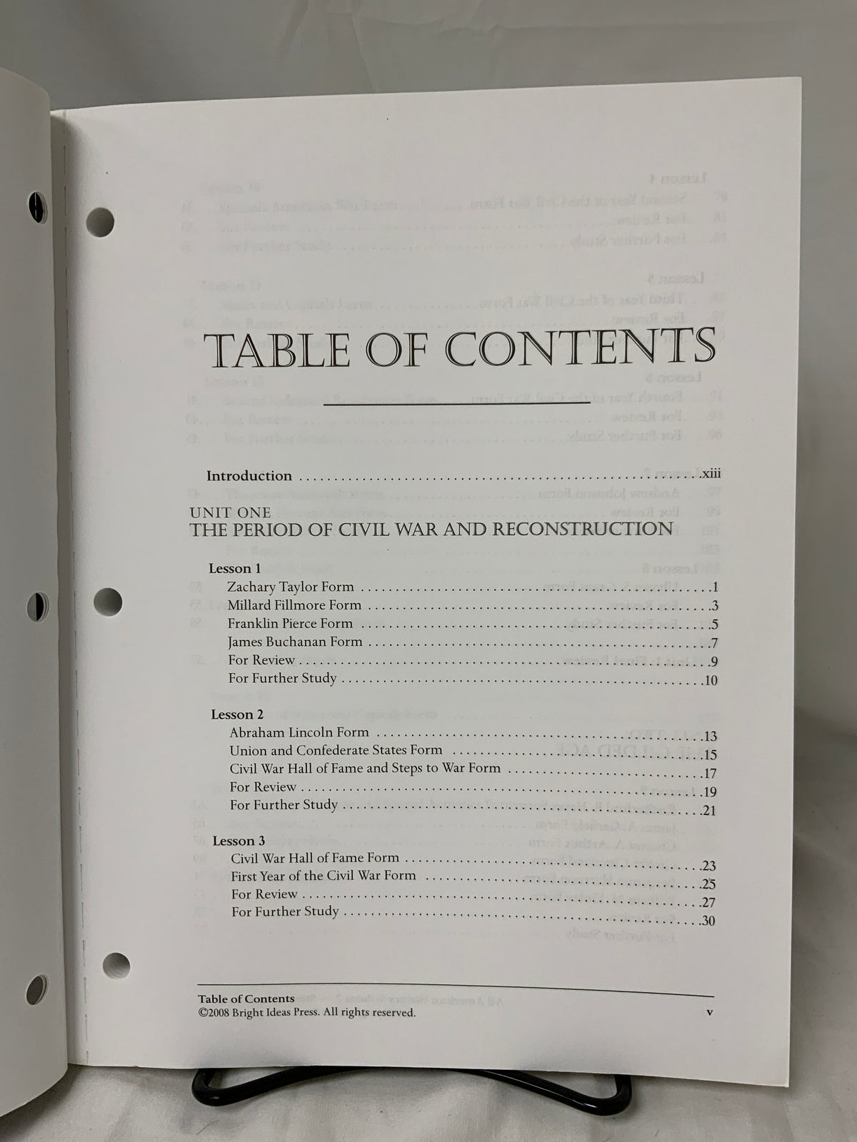All American History Volume 2 Student Activity Book