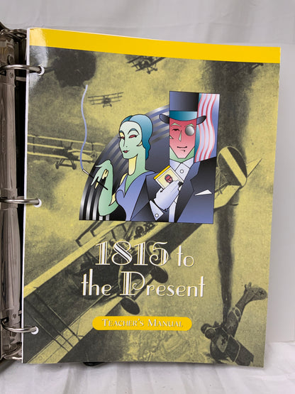 Veritas Press 1815 to Present Teacher Manual + Flashcards