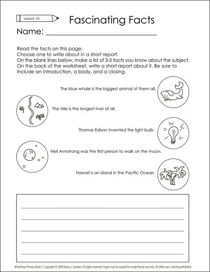WriteShop Primary Activity Pack | Book C