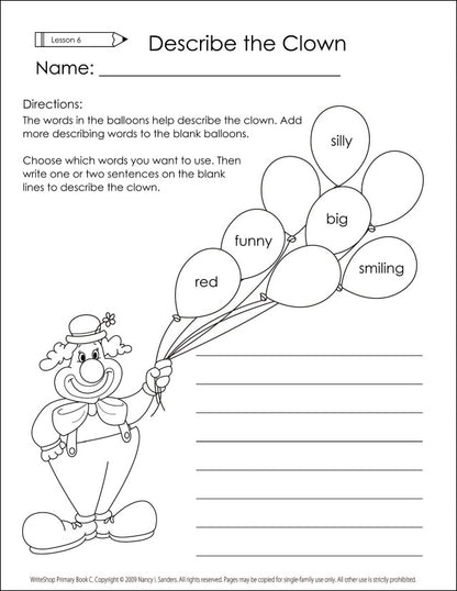 WriteShop Primary Activity Pack | Book C