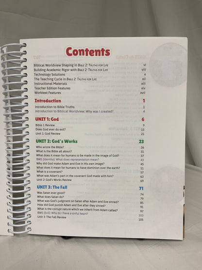 BJU Bible 2: Truths for Life (1st Ed.) Set of 2