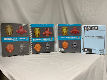 BJU Heritage Studies 6 (4th Ed.) Set of 4